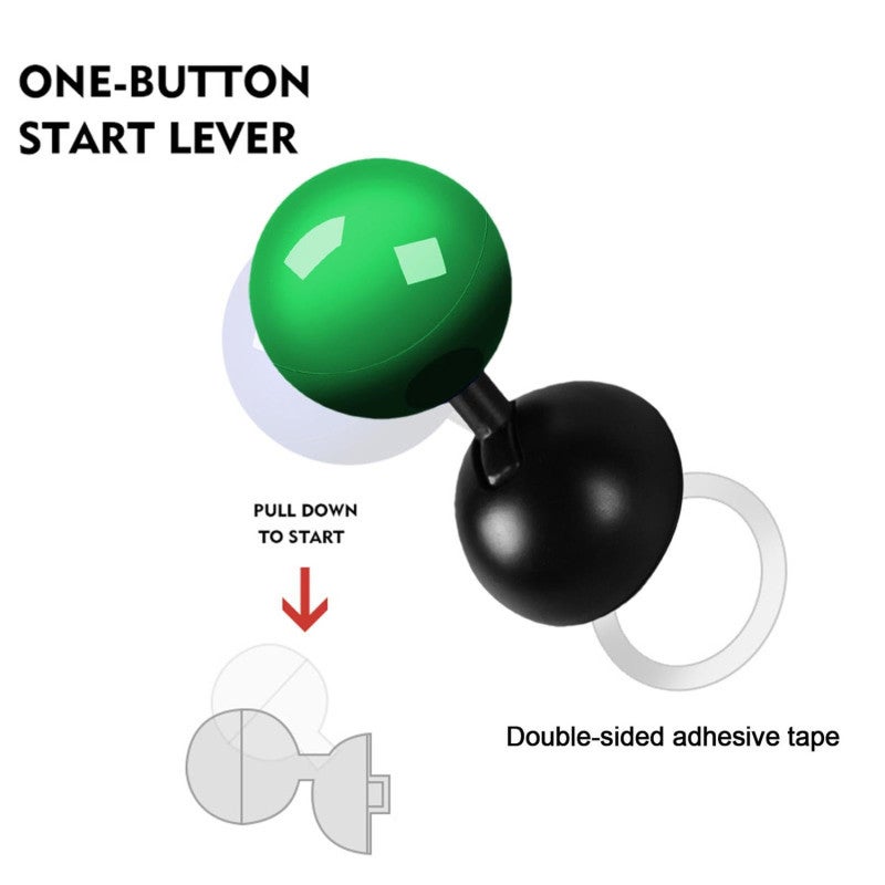 Push Start Button Cover 41mm Green Zinc Alloy - Fade-resistant Luxury Retro Design Car Push to Start Button Rocker for Most Vehicle Interiors, Computer Hosts and Electrical Switches - Image 2