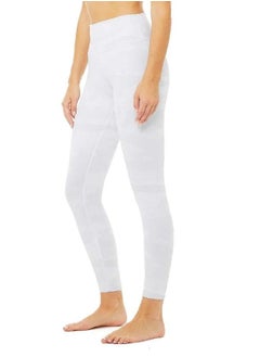 Alo Yoga Alo Yoga Women's High-Waist Vapor Legging, White Camouflage, Large  - Image 1