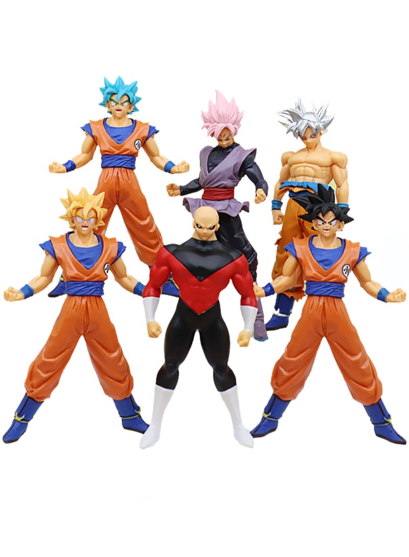 6-Pack Anime Model Trendy Toy Ornaments Character Surrounding 6 Generations Model Ornaments  - Image 1