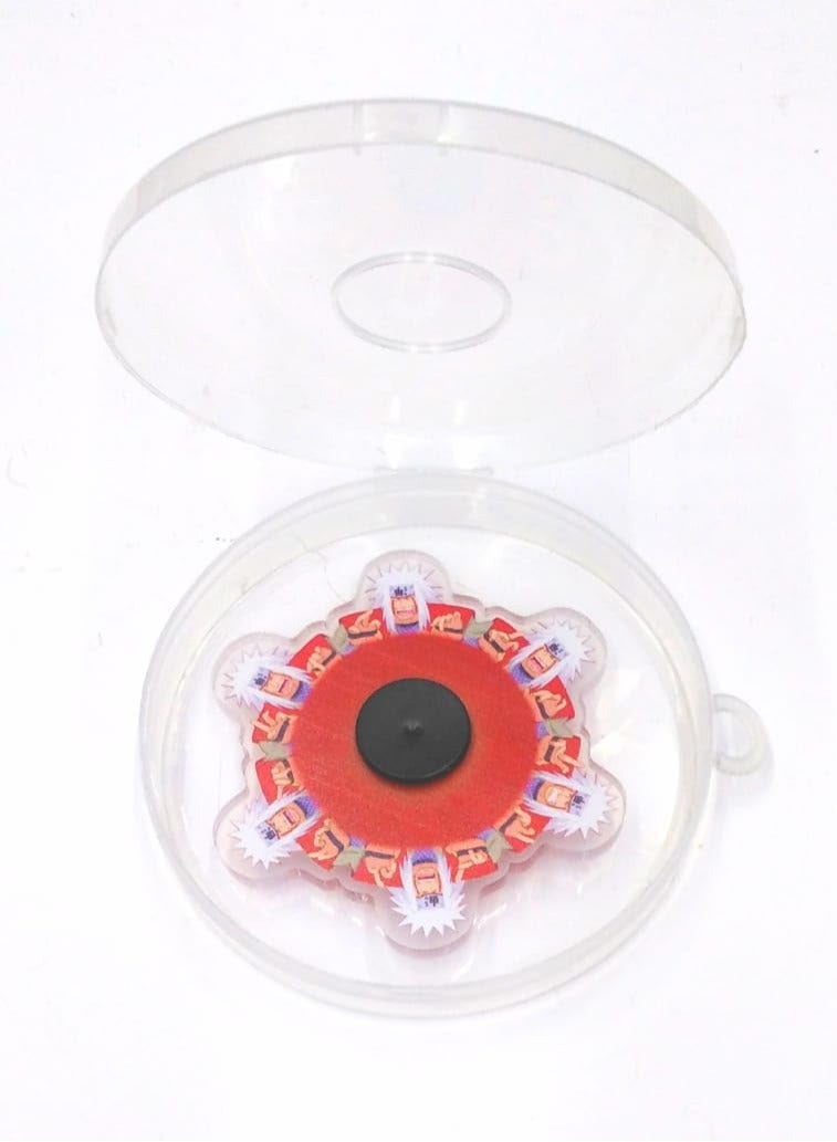 Decorative Flower Fidget Spinners, Assorted Colours, Set of 6  - Image 3