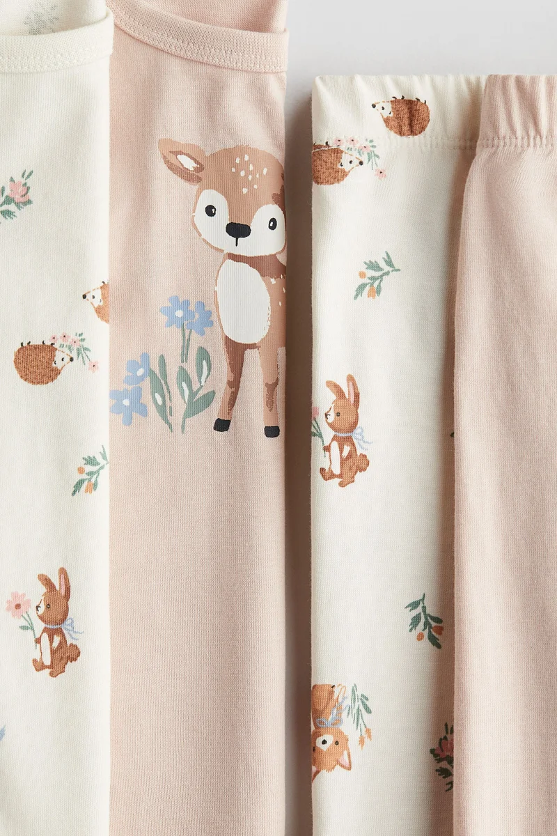 H&M 2-pack printed cotton pyjamas