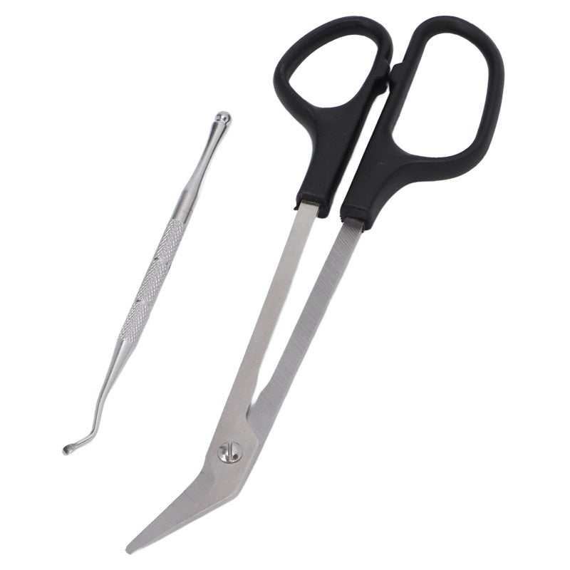 Toenail Scissors Long Handled Ergonomic Unique Design Toenail Clippers with Nail Picker for Adults The Elderly - Image 4