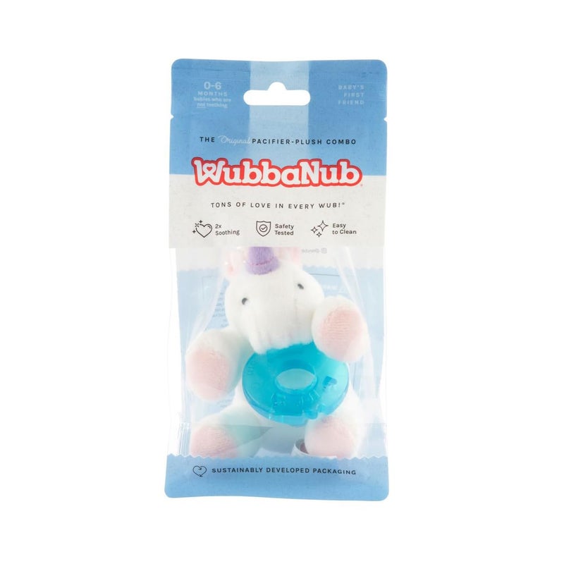 WubbaNub Infant Pacifier - Baby Unicorn - Image 1