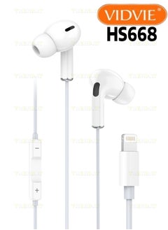 Vidvie In-Ear Headphones With iPhone Port Model (HS668) High Quality Stereo Sound and Excellent Microphone  - Image 1