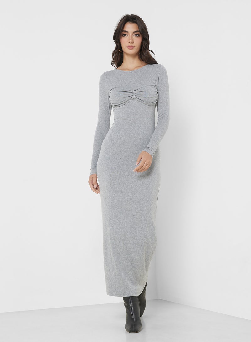 4th & Reckless Long Sleeve Maxi Dress - Image 4