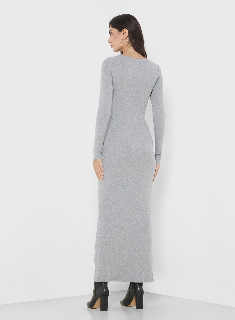 4th & Reckless Long Sleeve Maxi Dress - Image 2