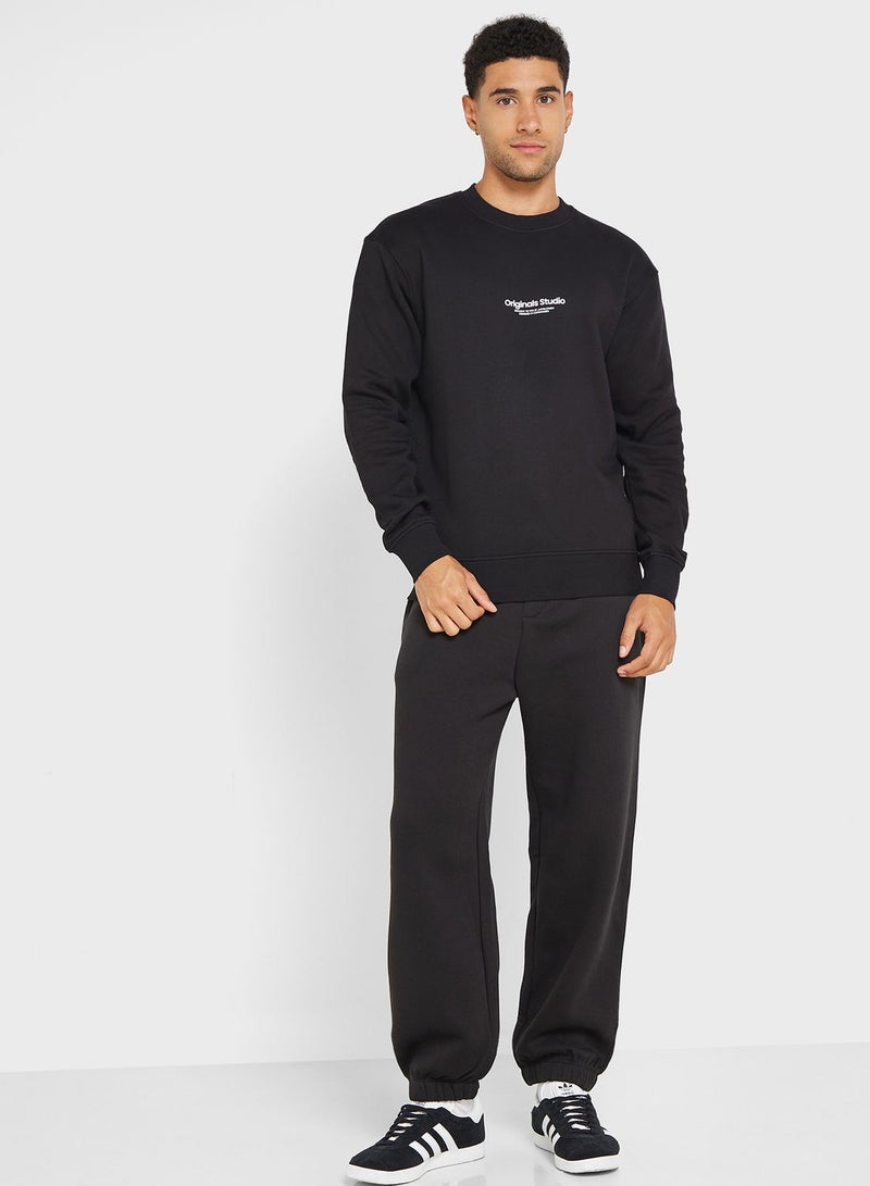 JACK & JONES Originals Studio Print Sweatshirt  - Image 4