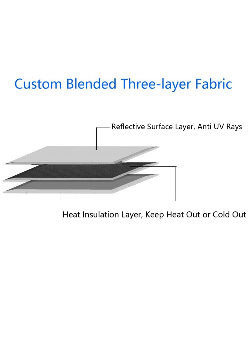 Universal Magnetic Car Window Sun Shade for UV Protection Baby and Kids Travel Accessories 16x25 Inch - Image 1