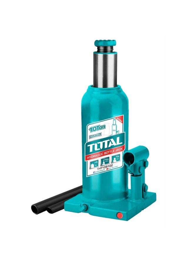 Total Tools Total Hydraulic bottle jack 10 Ton with Safety Valve THT109102 - Image 2