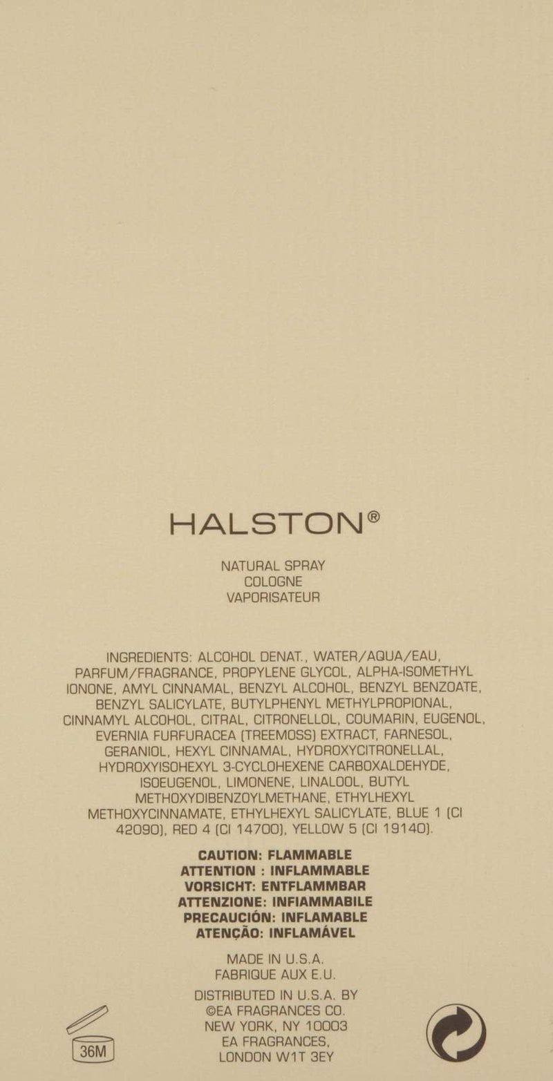Halston Women's Cologne, Alcohol Free Spray, 3.4 Fl Oz - Image 3