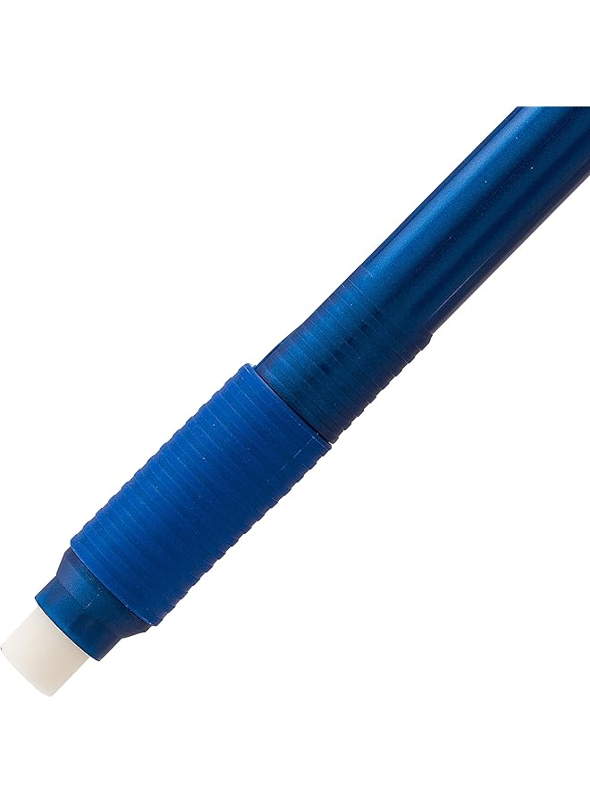 Pentel Clic Eraser Grip Retractable Eraser Blue Barrel Box Of 12 Ze22C  - Image 4