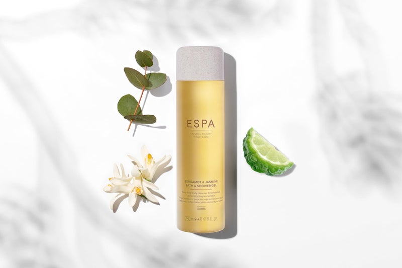 ESPA | Bergamot & Jasmine Bath and Shower Gel | 250ml |100% Natural Fragrance - Image 3