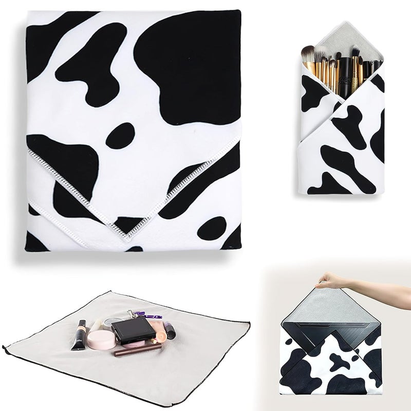 ARKZO Magic Self Adhesive Cloth Wrap  AntiScratch Camera Lens Wrap  Makeup Bag  Portable Cosmetic Bag  MultiPurpose Protective Wrap Cloth  20x20 Inches - Image 1