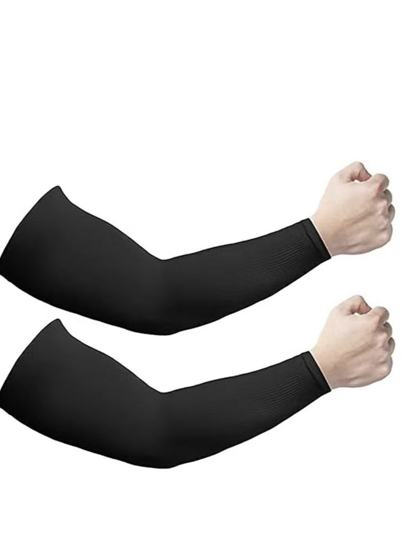 Generic Pair Of Sun UV Protection Cooling Arm Sleeves, for Men & Women  - Image 1
