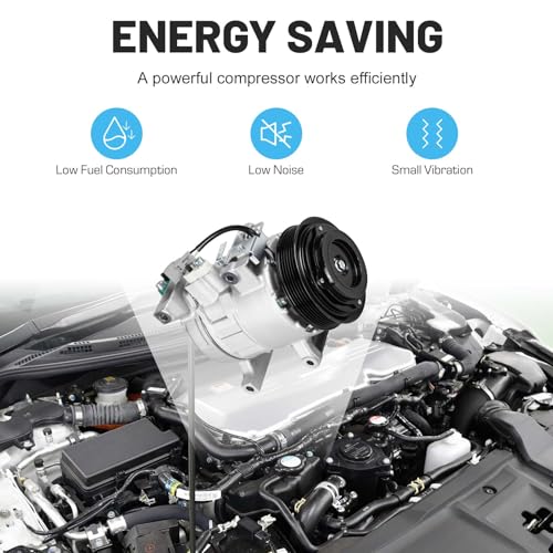ILONPA ضاغط مكيف هواء جديد مع قابض لسيارات كرايسلر 300 3.6L من 2014-2023، ودودج تشالنجر 3.6L من 2015-2023، ودودج تشارجر 3.6L من 2014-2023 - Image 4