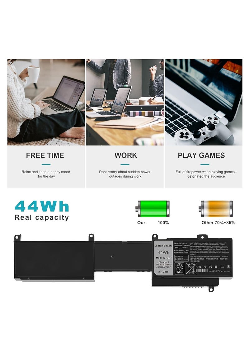 Terabyte بطارية بديلة 11.1 فولت 44 واط ساعي لجهاز إنسبيرون 14Z 5423 15Z 5523 2NJNF 8JVDG T41M0 TPMCF - Image 3