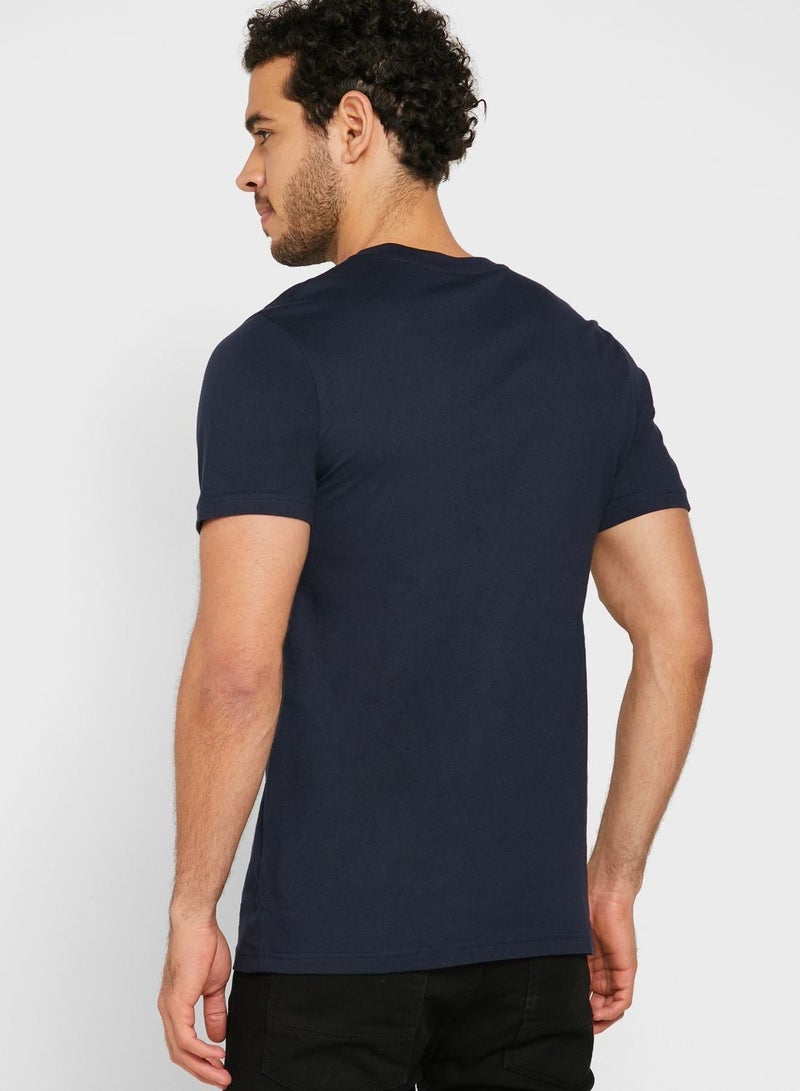 Seventy Five Basics Essential V Neck T-shirt - Image 2