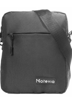 Motevia Mens Womens Front Pocket Canvas Crossbody Bag Shoulder Bag Shoulder Bag 24 x 21 cm