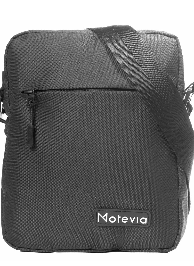 Motevia - Motevia Mens Womens Front Pocket Canvas Crossbody Bag Shoulder Bag Shoulder Bag 24 x 21 cm - Image 1
