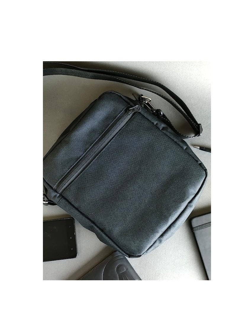 Motevia - Motevia Mens Womens Front Pocket Canvas Crossbody Bag Shoulder Bag Shoulder Bag 24 x 21 cm - Image 1