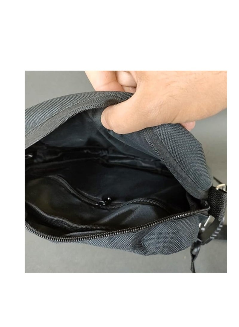 Motevia - Motevia Mens Womens Front Pocket Canvas Crossbody Bag Shoulder Bag Shoulder Bag 24 x 21 cm - Image 1