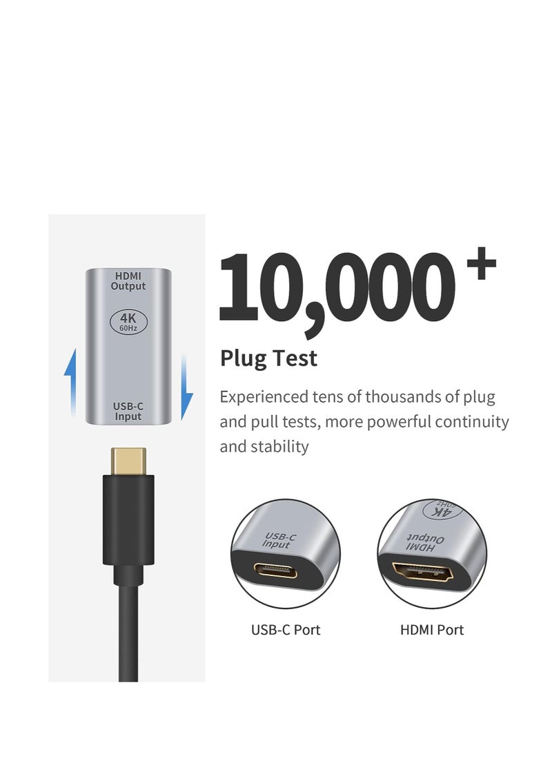 Y&D - USB C to DMI Adapter, USB-C HDMI 4K@60HZ HD mDP output VGA DP R, for Notebook, Projector, TV, Computer, Monitor, 1 Pcs - Image 1