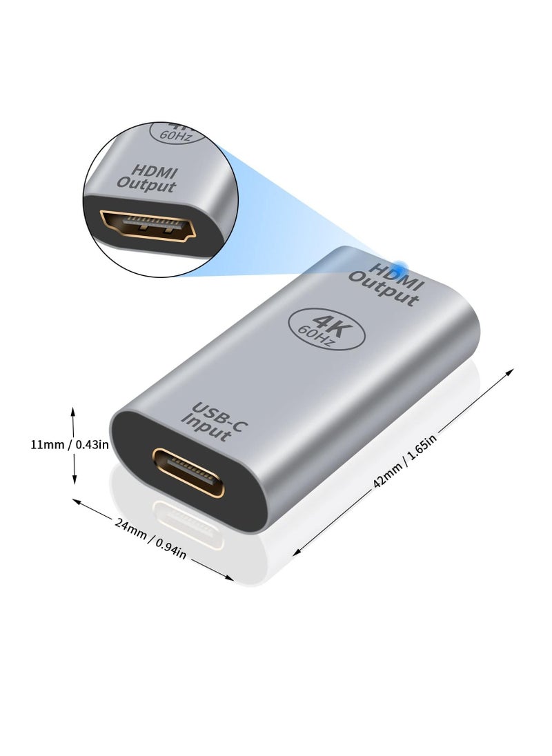 Y&D - USB C to DMI Adapter, USB-C HDMI 4K@60HZ HD mDP output VGA DP R, for Notebook, Projector, TV, Computer, Monitor, 1 Pcs - Image 1