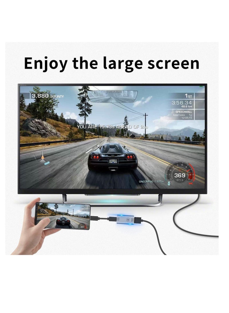 Y&D - USB C to DMI Adapter, USB-C HDMI 4K@60HZ HD mDP output VGA DP R, for Notebook, Projector, TV, Computer, Monitor, 1 Pcs - Image 1