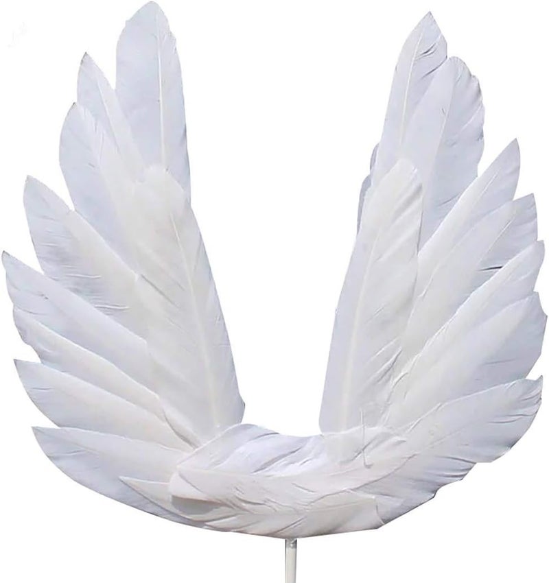 klarako Angel Wing Cake Topper 20 * 18cm Feather Wings Cake Sticks Decorations for Angel Wings for Kidscake Topper Baby Shower - Image 2