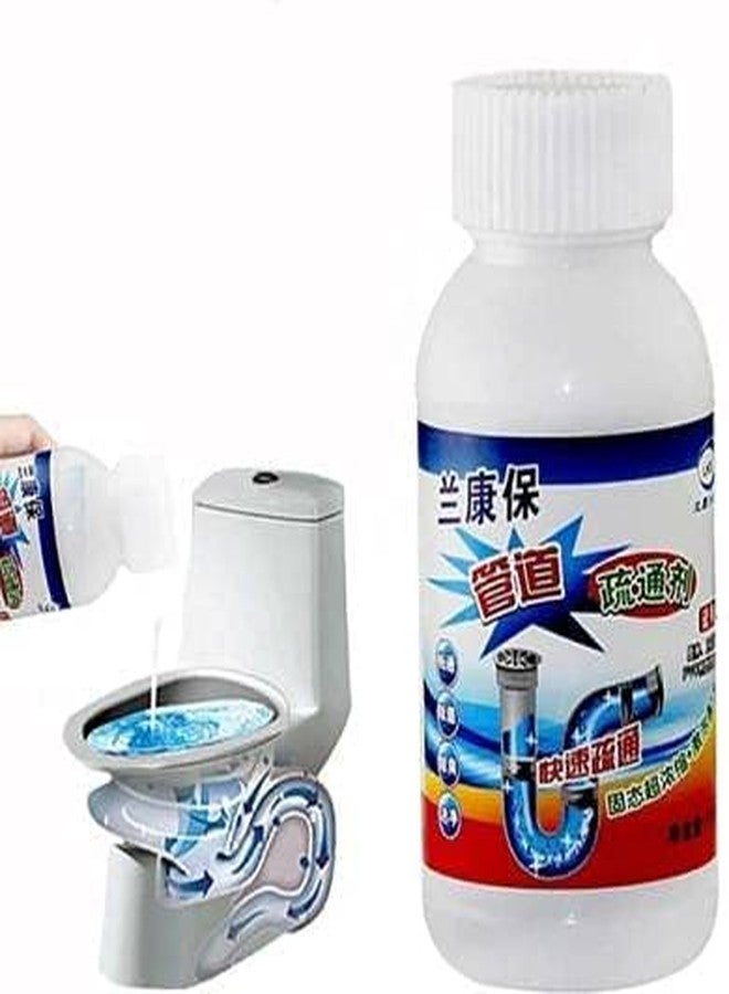 GS E-Com Bathroom Pipe unblock Blockage drain Cleaner Cero Drainclear Clogged Drainage Clear Sink And Pipe Dust Remover of Wash Basin Clog Powder Dredging Good Powerful Home Cleaner liquid - Image 1