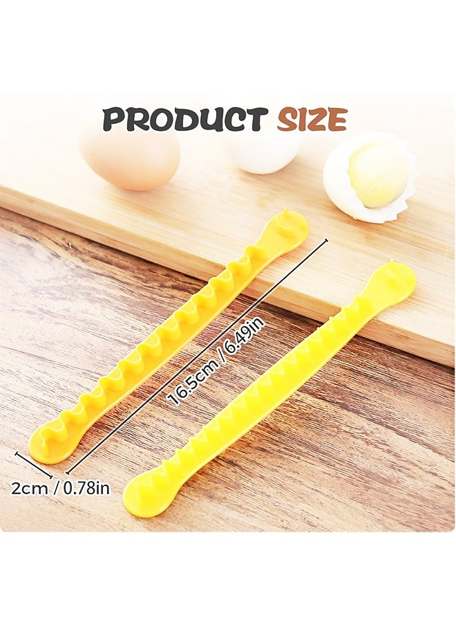 2pcs Fancy Cut Eggs Cutters, Fancy Egg Cutter Kitchen Gadgets, Can Be Used As a Fruit Slicer  - Image 2