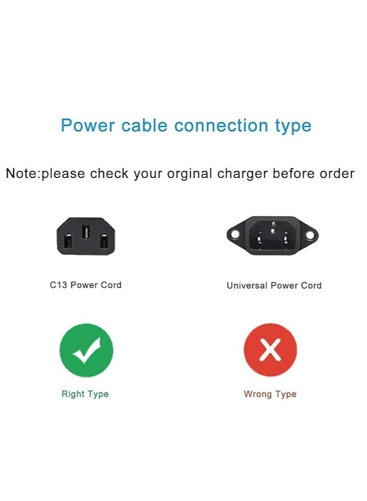 Terabyte Desktop Power Cable 250V 13A Monitor Power Cord 3 Pin UK Main Leads Universal AC Power Cord Replacement for PC Computer Printer LED LCD Smart TVs - 1.5m - Image 4