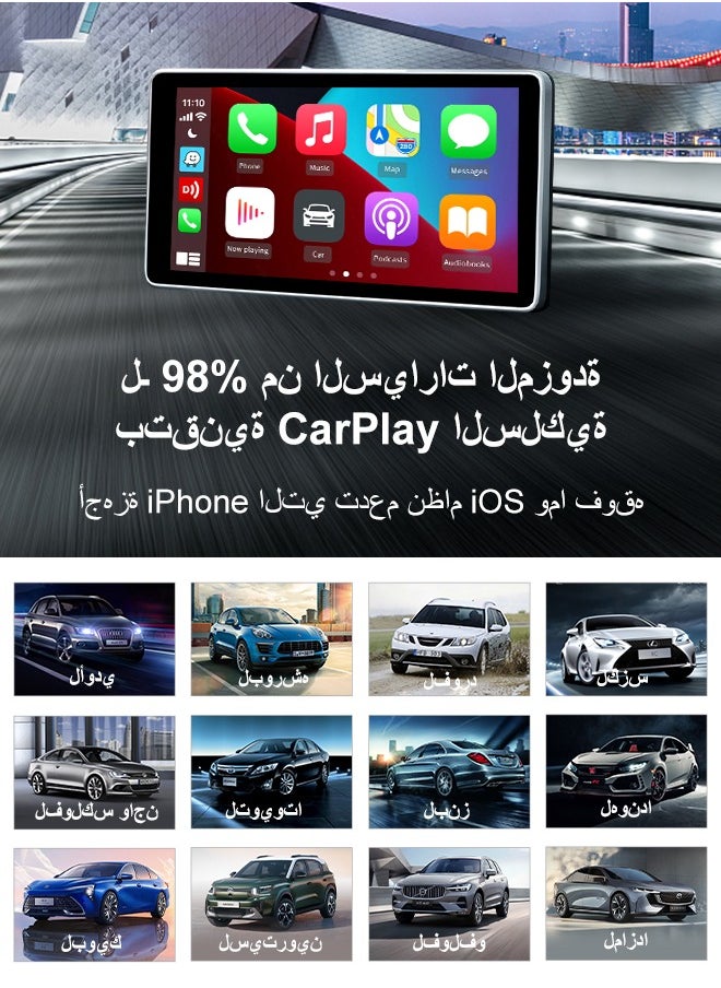 4.0 wireless CarPlay Wireless Android Auto dongle wireless adapter 4G+5.8 GHz WiFi plug and play Auto Fast Link for 98% car with wired CarPlay Siri Google map iOS For mazda MG Kia hyundai