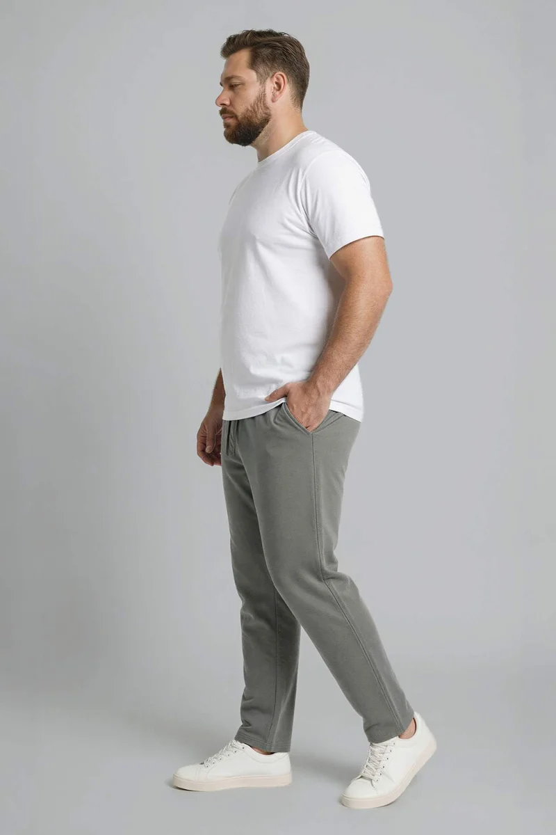 DeFacto Plus Size Elastic Waist Trousers