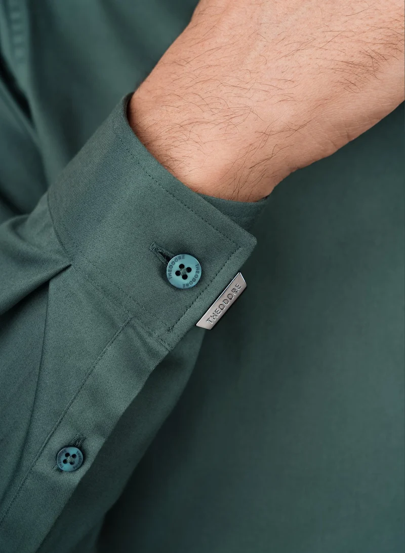 Theodore  The Pine Green Shirt for Men | Best Price UAE