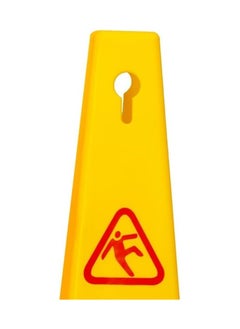 Caution Wet Floor Safety Cone | Yellow Wet Floor Sign for Safety with 4 Sides View | Easily Noticable Floor Sign - pzsku/Z9803863EBE9219482576Z/45/_/1726586856/a844a4ca-77f8-4103-b31e-d7a0742e55f2