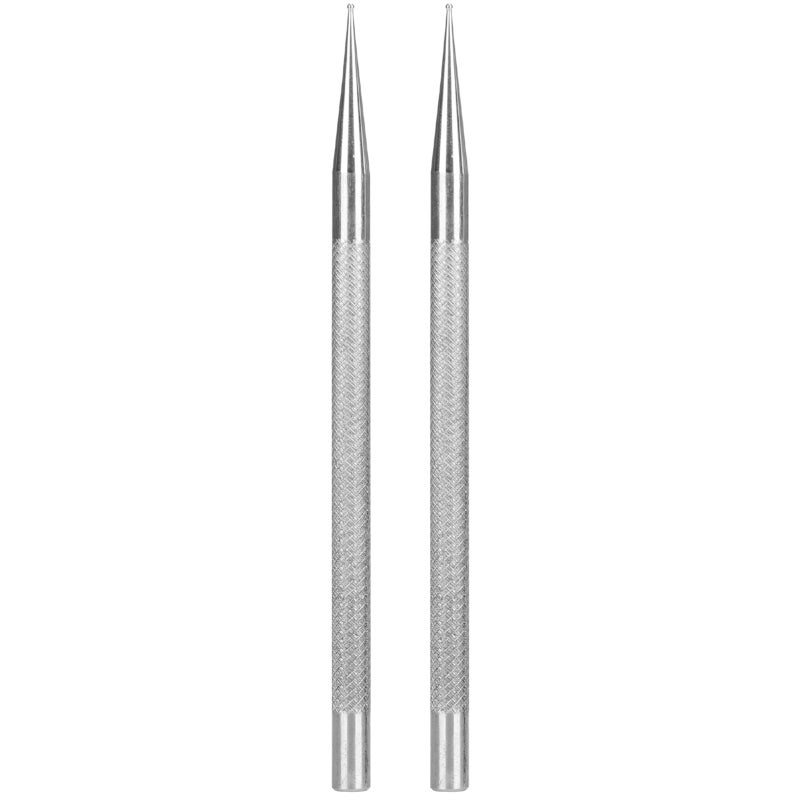 Leather Scriber Pen: Stainless Steel, Finger-Safe Round Head, Compact Portable Leather Marking Pen - Multi-Functional Leather Craft Tool for Leather Craft Professionals and Amateurs - Image 1