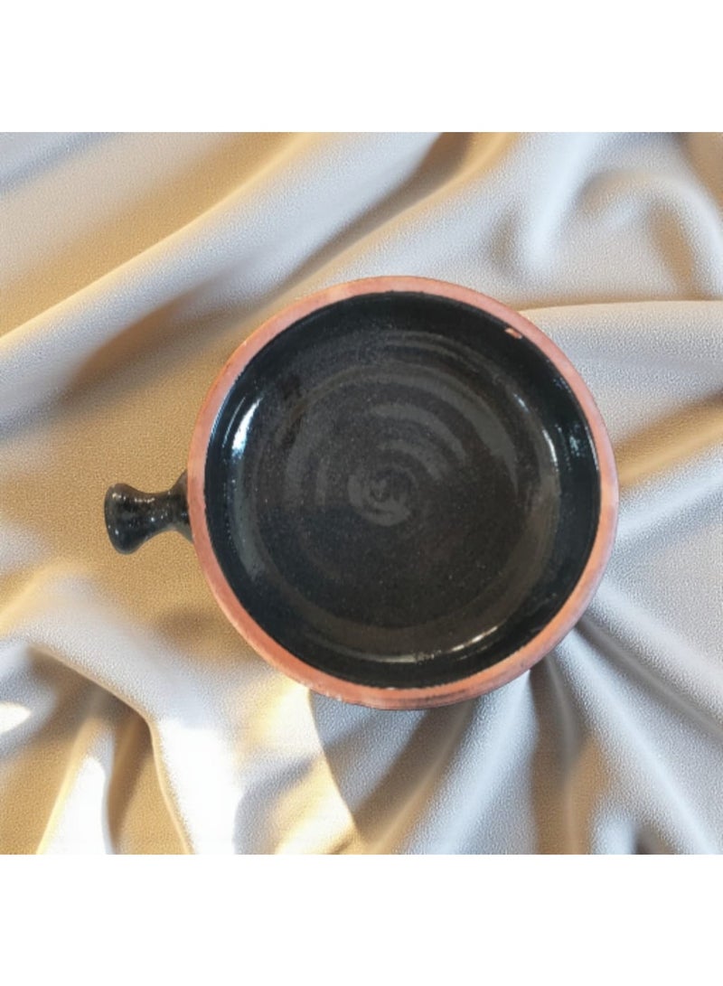 كلور زون بوتري قلايه من الفخار والخزف - آمنة في الفرن والميكروويف" يتحمل درجات الحراره المباشره وغير المباشره, شعله اوداخل الفرن سم 20cm - Image 3