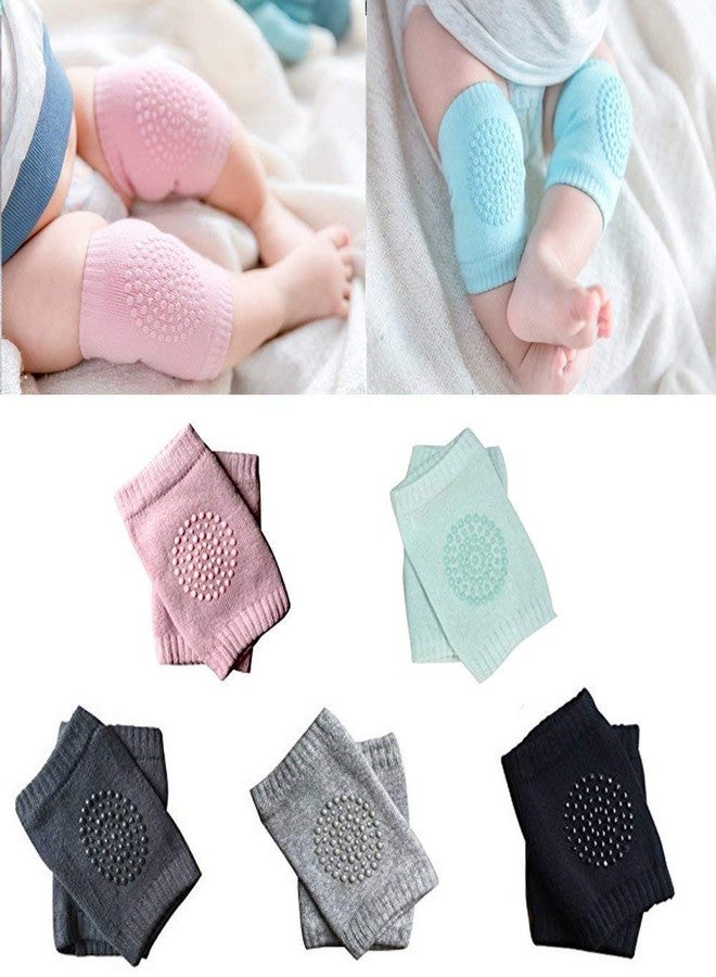 Moolten Baby Crawling Anti-Slip Knee Pads for Toddlers, 2 Pair (Multi Colors) - Image 3