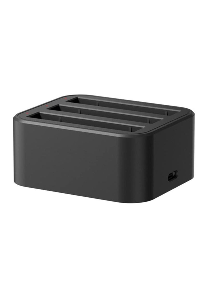 Action Camera Battery Fast Charger Hub Power Accessories Compatible with Insta 360 ONE X3/ONE X2 Action Camera Charging Stand Charge up to 3 Batteries Simultaneously  - Image 1