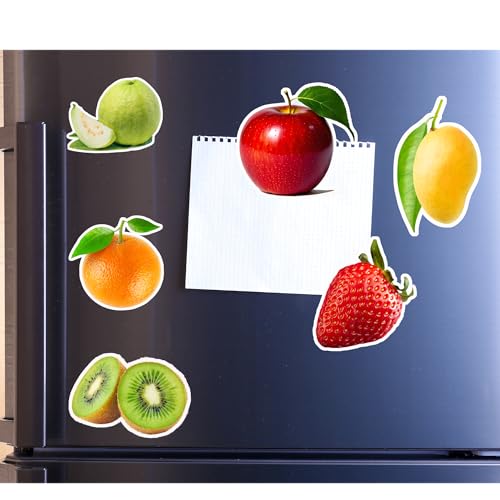 GENXTRA® Educational MDF Fridge Magnets for Kids – Fruit Shapes (Set of 6) – Kitchen & Home Décor Durable & Fun Refrigerator Décor for Kids and Kitchen (Magnet_01) - Image 4