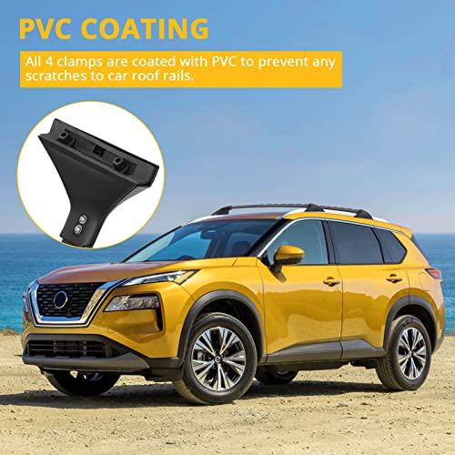 GAOMON Roof Rack Cross Bars, Roof Bars Compatible with 2021-2023 Nissan Rogue Crossbars for Rooftop Cargo Carrier, Luggage, Kayak, Bike, Snowboard - Image 2