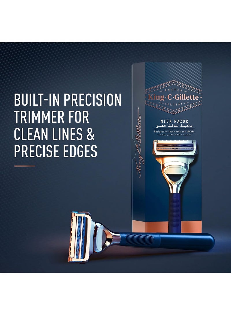 King C. Gillette Sharpest Stainless Steel Platinum Coated Blades + 1 Refill - Image 2
