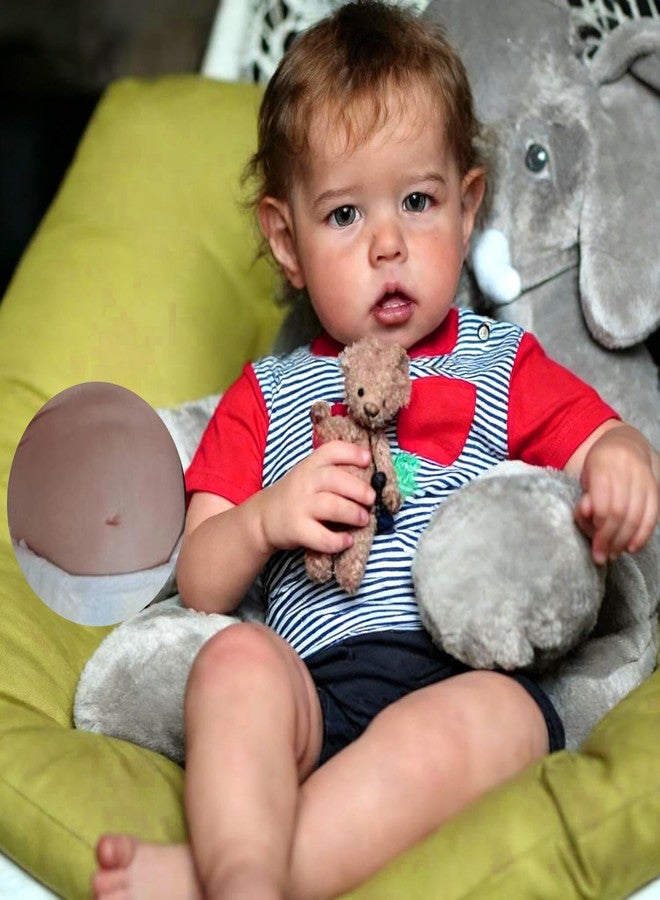 Anano Full Silicone Baby Doll-20 in Reborn Baby Dolls Silicone Full Body, Realistic Babys Doll Newborn Boy, Real Life Babys Reborn Dolls, Lifelike Babies with Accessories - Image 1