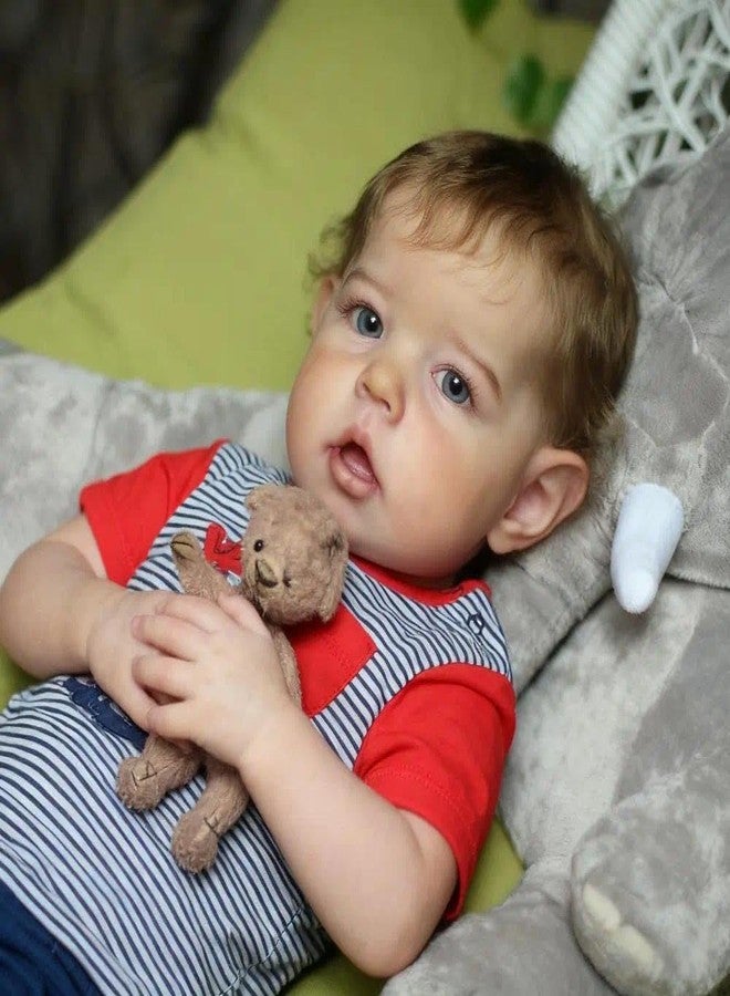 Anano Full Silicone Baby Doll-20 in Reborn Baby Dolls Silicone Full Body, Realistic Babys Doll Newborn Boy, Real Life Babys Reborn Dolls, Lifelike Babies with Accessories - Image 5