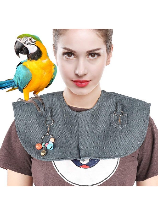 جلوجلو عباءة كتف تدريب GLOGLOW، واقي كتف للحيوانات الأليفة مضاد للخدش، وحامل واقي لكتف الحيوانات الأليفة، وشال حفاضات أو طيور صغيرة متوسطة كبيرة - Image 4