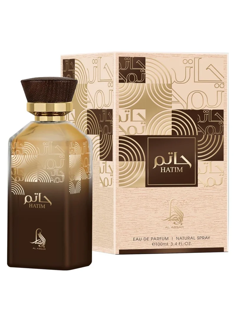 Al Absar Al Absar Hatim Perfume for Men &amp; Women 100ML –EDP - Elegant Fragrance with Bergamot, Lavender, Jasmine, Vanilla, Musk &amp; Tonka – Luxurious Long-Lasting Scent
