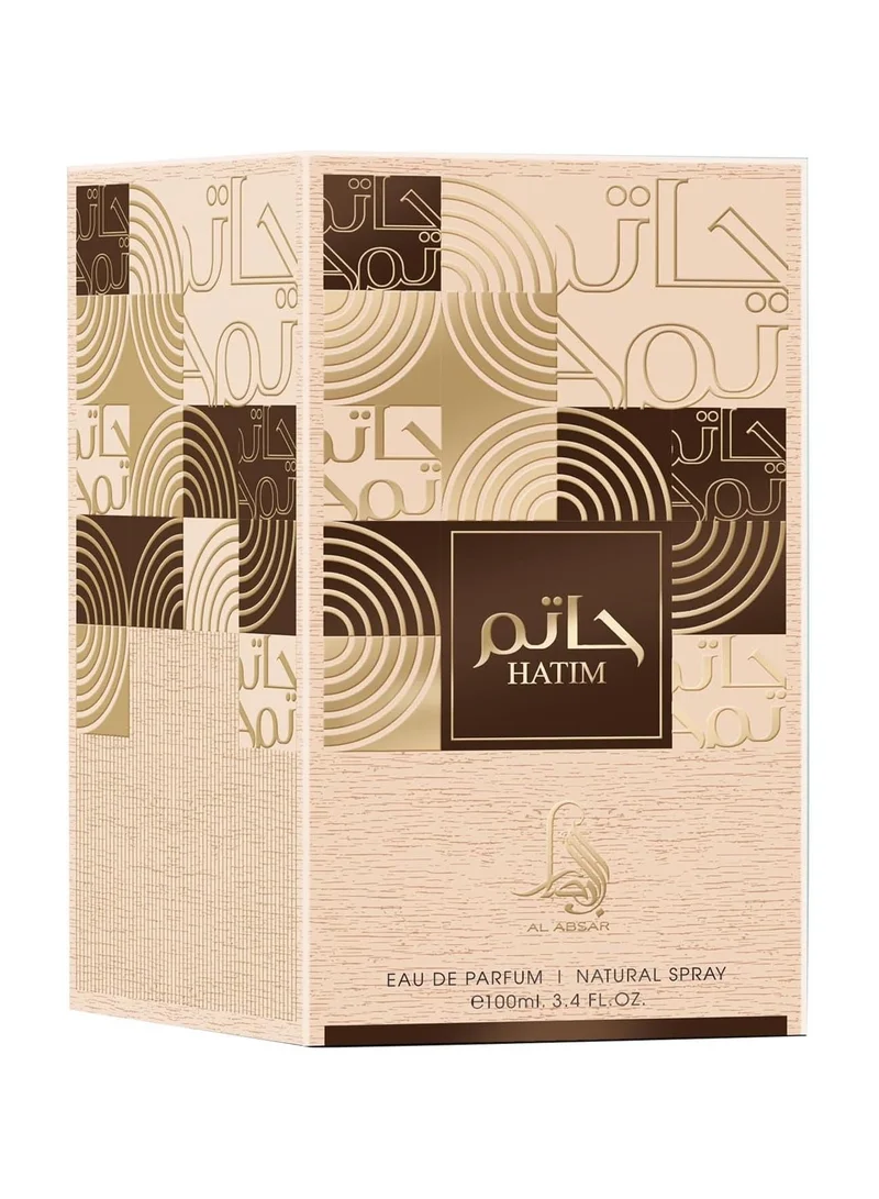 Al Absar Al Absar Hatim Perfume for Men &amp; Women 100ML –EDP - Elegant Fragrance with Bergamot, Lavender, Jasmine, Vanilla, Musk &amp; Tonka – Luxurious Long-Lasting Scent