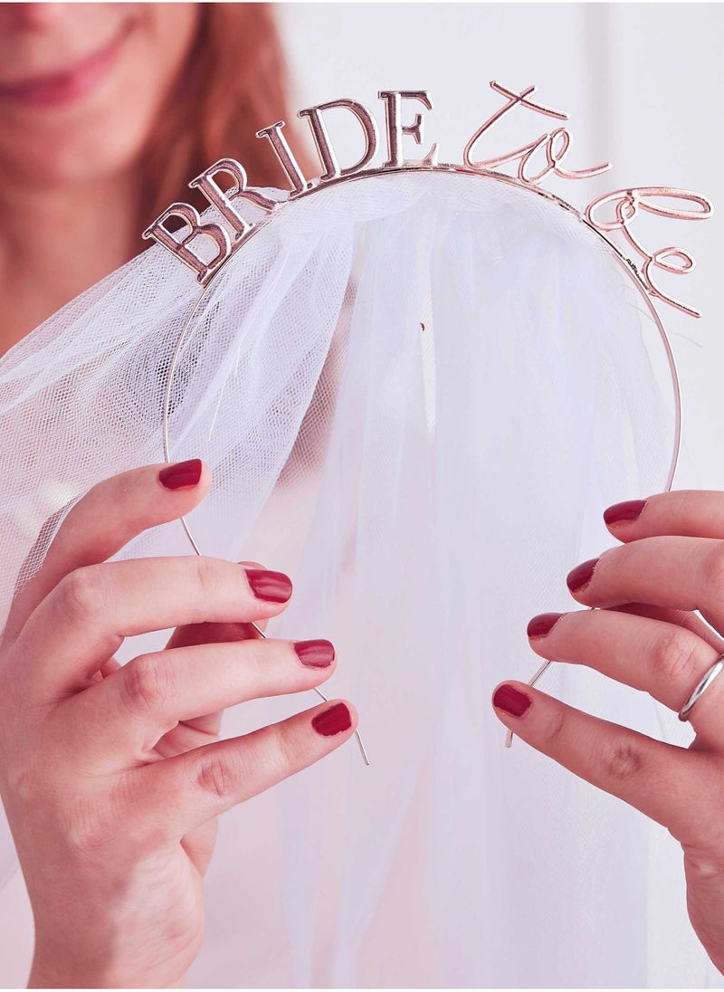 Ginger Ray Metal 'Bride To Be' Headband - Image 1