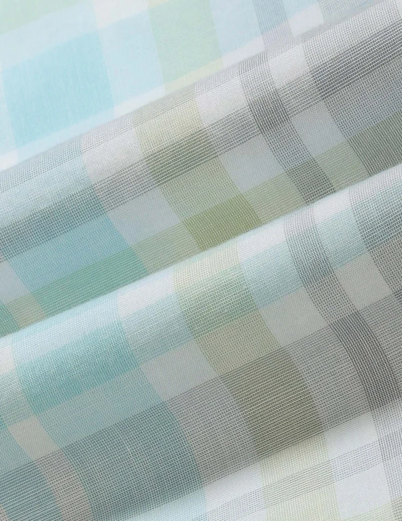 Arrow Light Green Air Soft Tartan Checked Regular Shirt for Men | Best Price UAE
